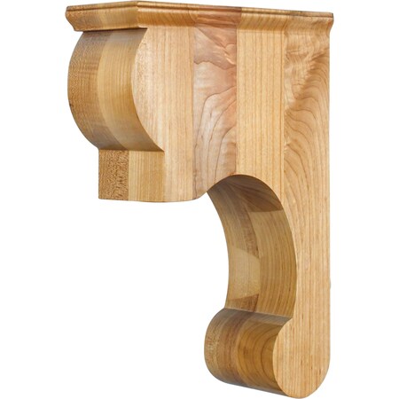 3-3/8 Wx8Dx11-3/4H Cherry Scrolled Smooth Corbel